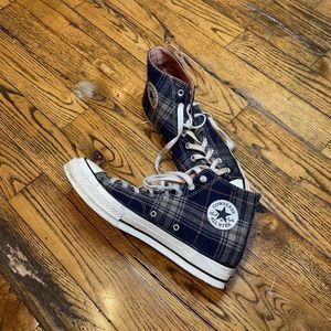 Converse All Star Chuck Taylor Plaid High Top Mens 10 Wmn 12 Rare